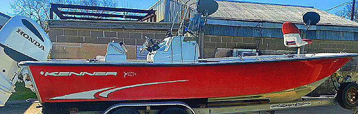 Reggie's 24ft Kenner Boat